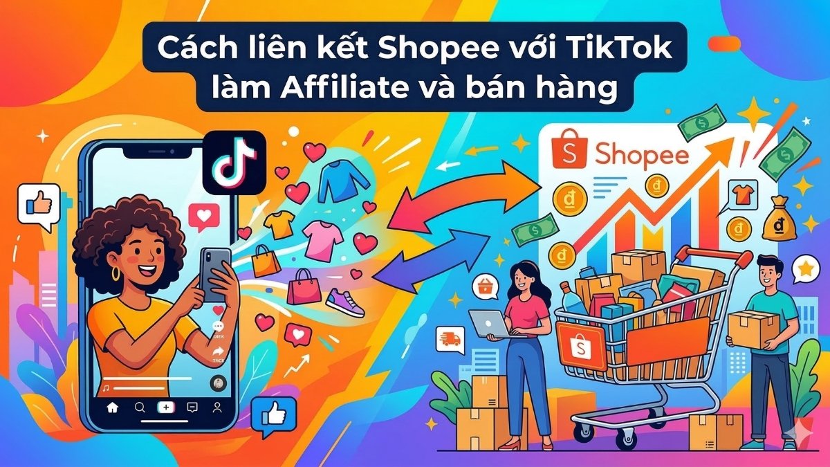 Cách liên kết Shopee với TikTok làm Affiliate và bán hàng